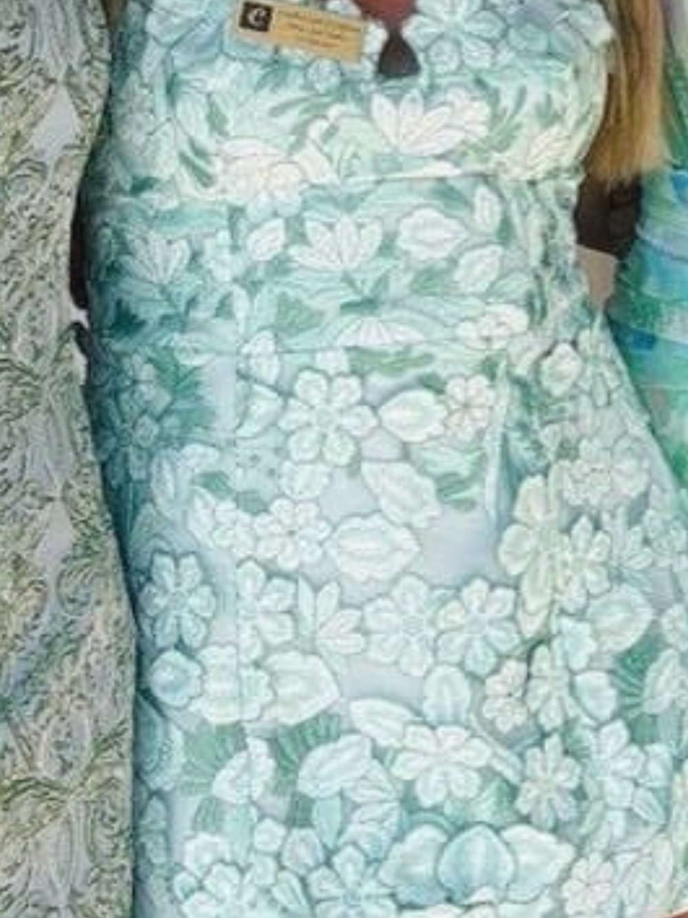 ELLIATT-Roseate Strapless Maxi Dress in Mint Green - Picture 3 of 3